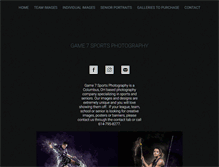 Tablet Screenshot of game7sportsphotography.com